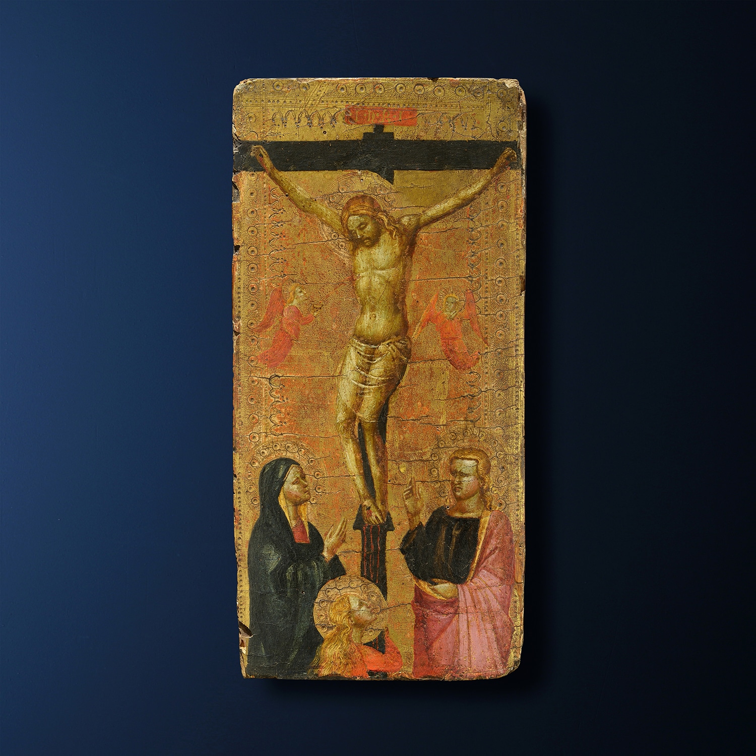 Crucifixion, maestro della misericordia dell’accademia, third quarter of the fourteenth century