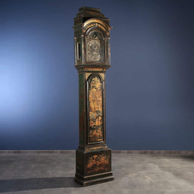 Phippard Japanned Longcase watch Tower clock