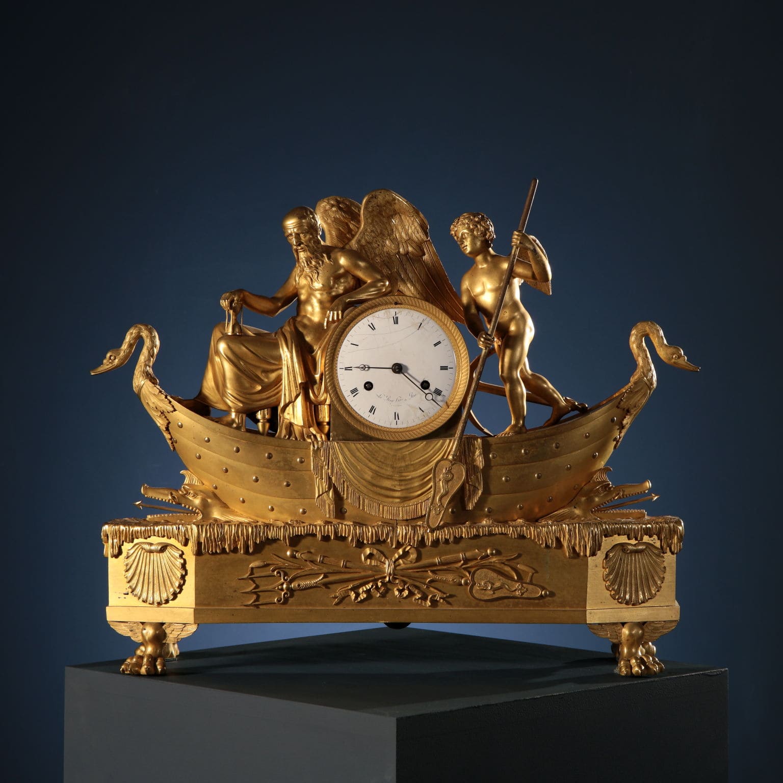 Empire countertop clock