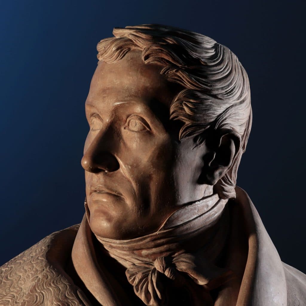 Terracotta bust, Portrait of a Man