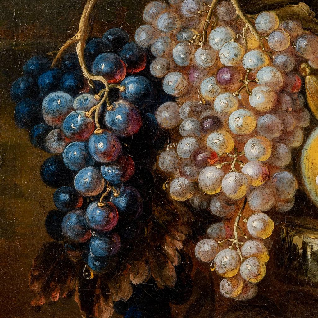 Grapes, figs, pomegranate and peaches on a pillar – Maximilian Pfeiler