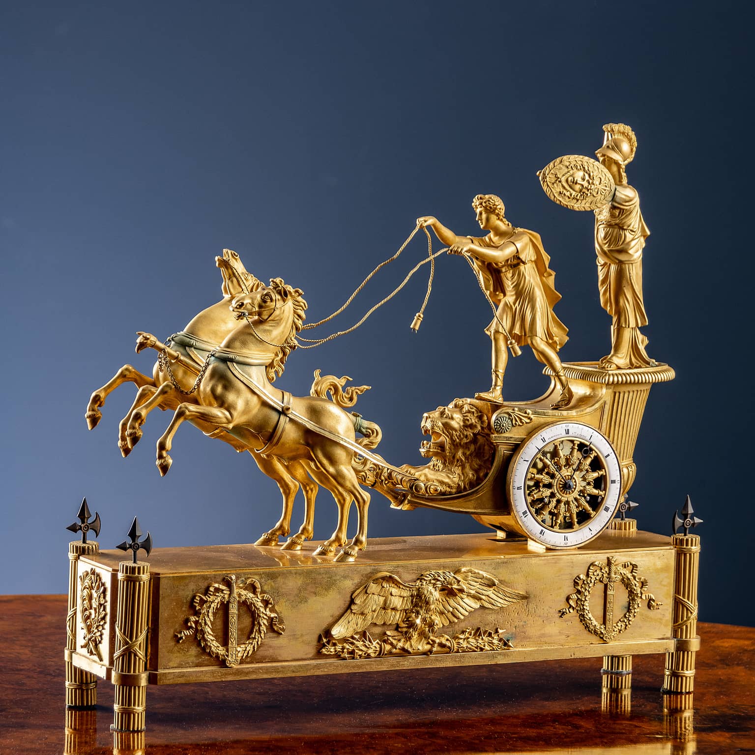 “Telemachus’ chariot” clock