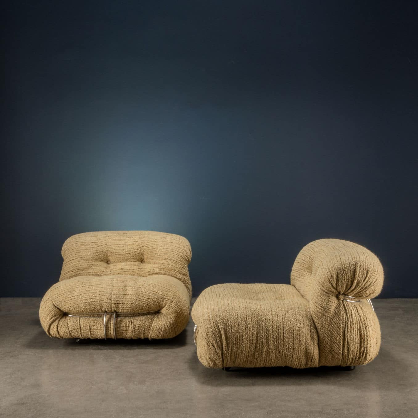 Two ‘Soriana’ armchairs, Afra & Tobia Scarpa for Cassina