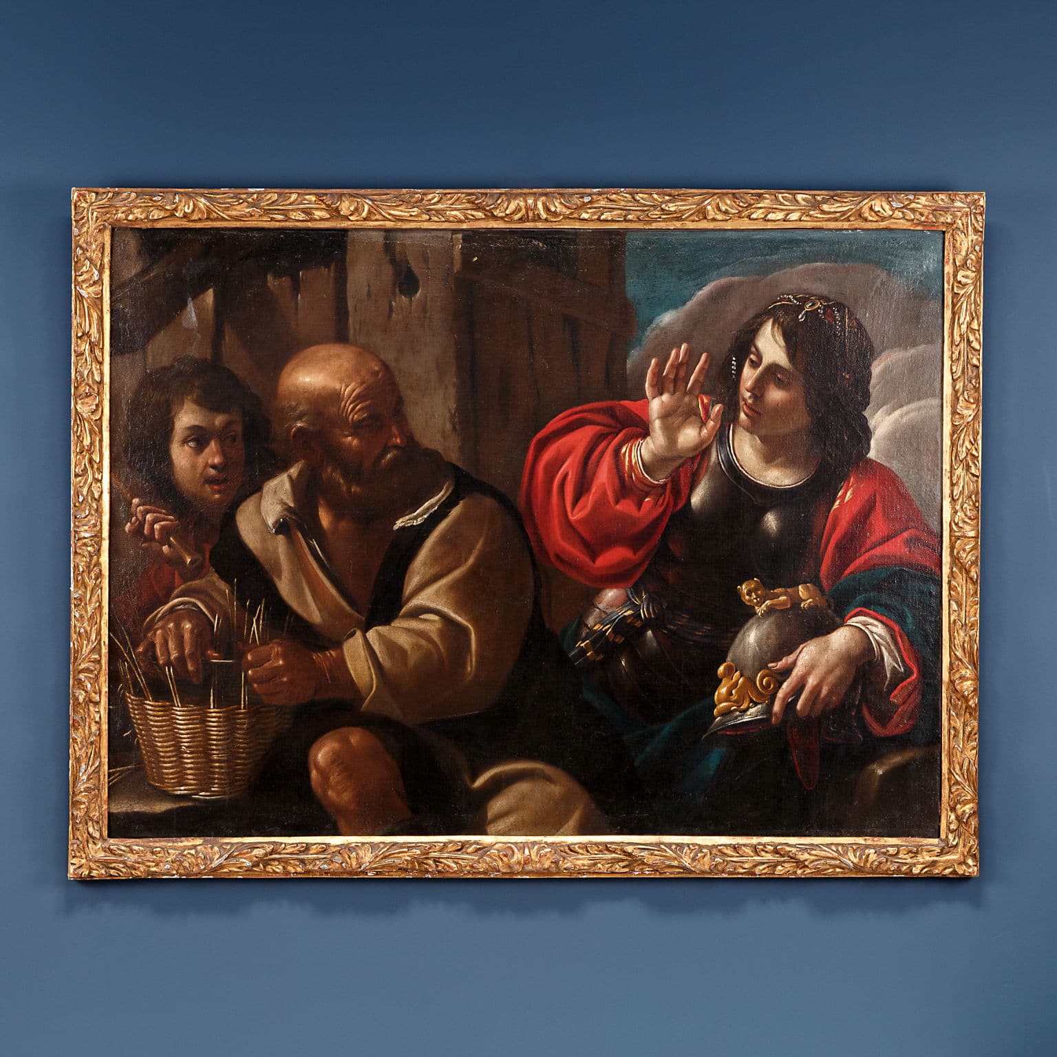 Erminia meets the shepherds, Camillo Gavassetti, Second half of the twenties of the seventeenth century
