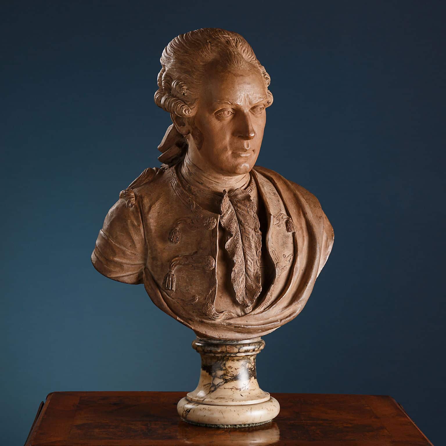 Claude Munier, Bust of a gentleman, 1780