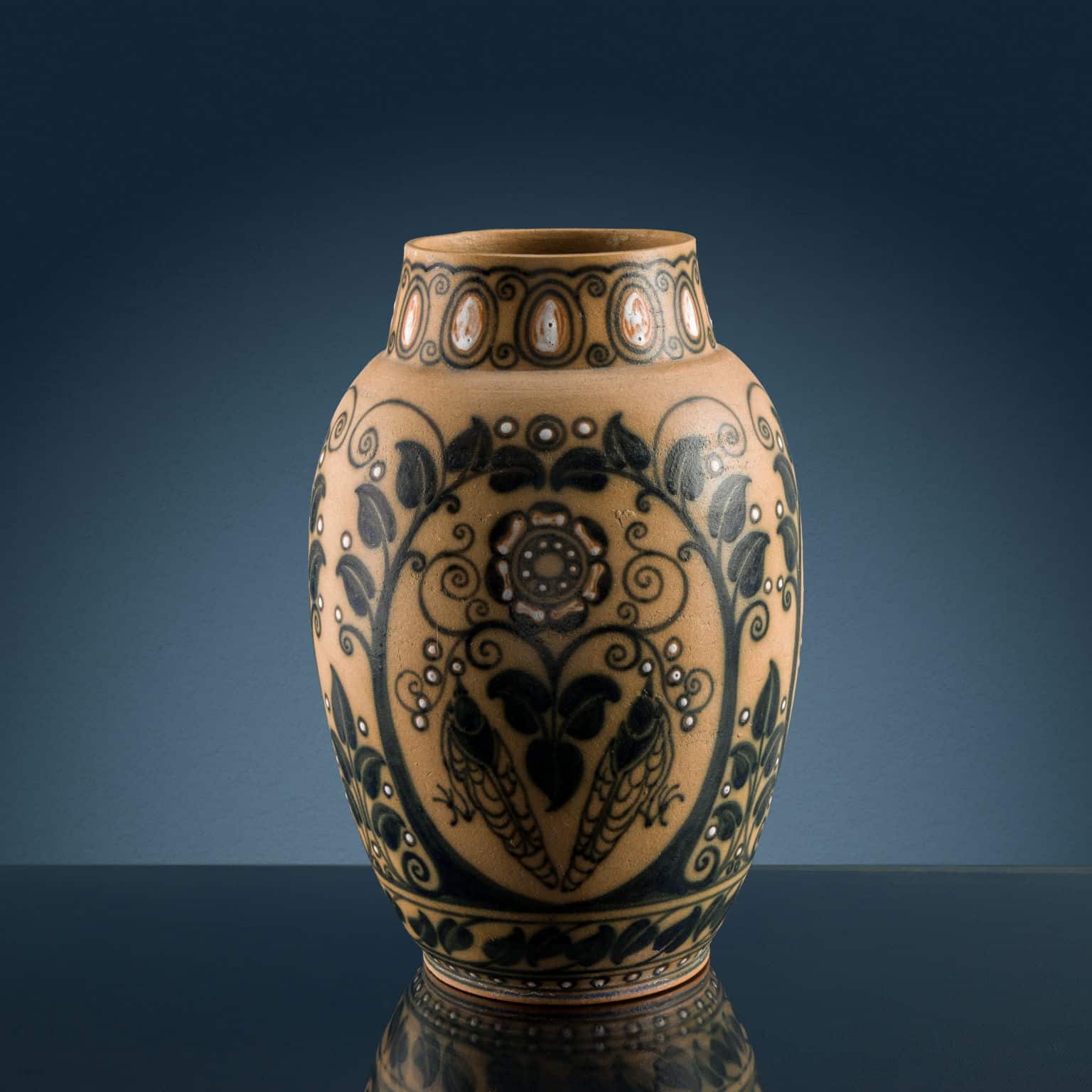 Galileo Chini vase, Borgo San Lorenzo (Italy), 1920-25
