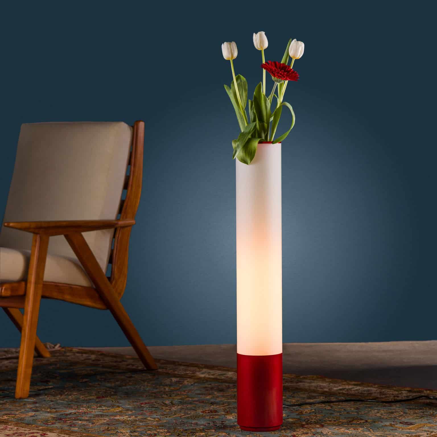 Illuminated flower vase ‘2483/1’ FontanaArte