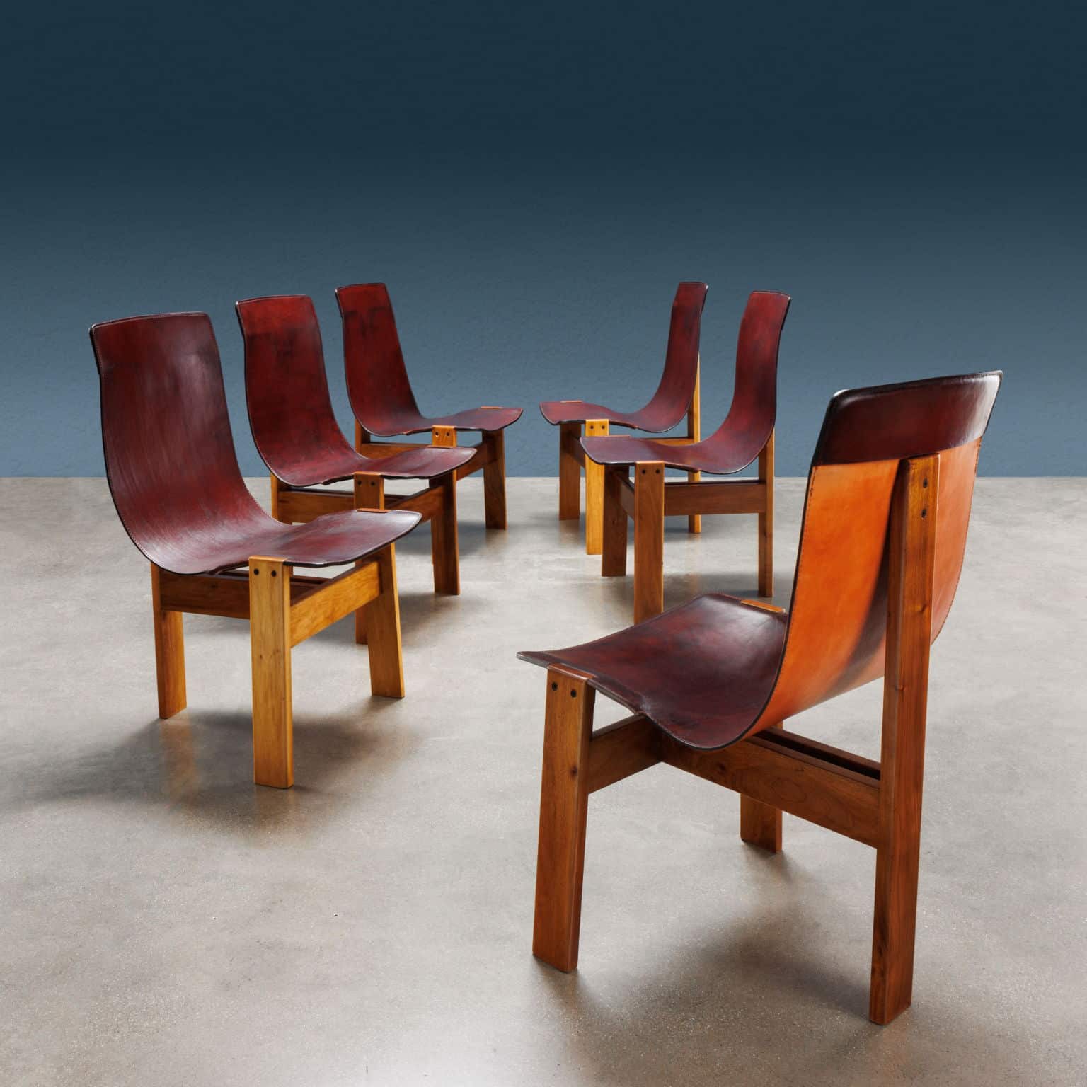 Angelo Mangiarotti ‘Tre 3’ chairs for Skipper