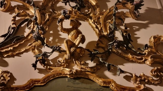 Lombard mirror - Collection of the Museum of Applied Arts of the Sforzesco Castle
