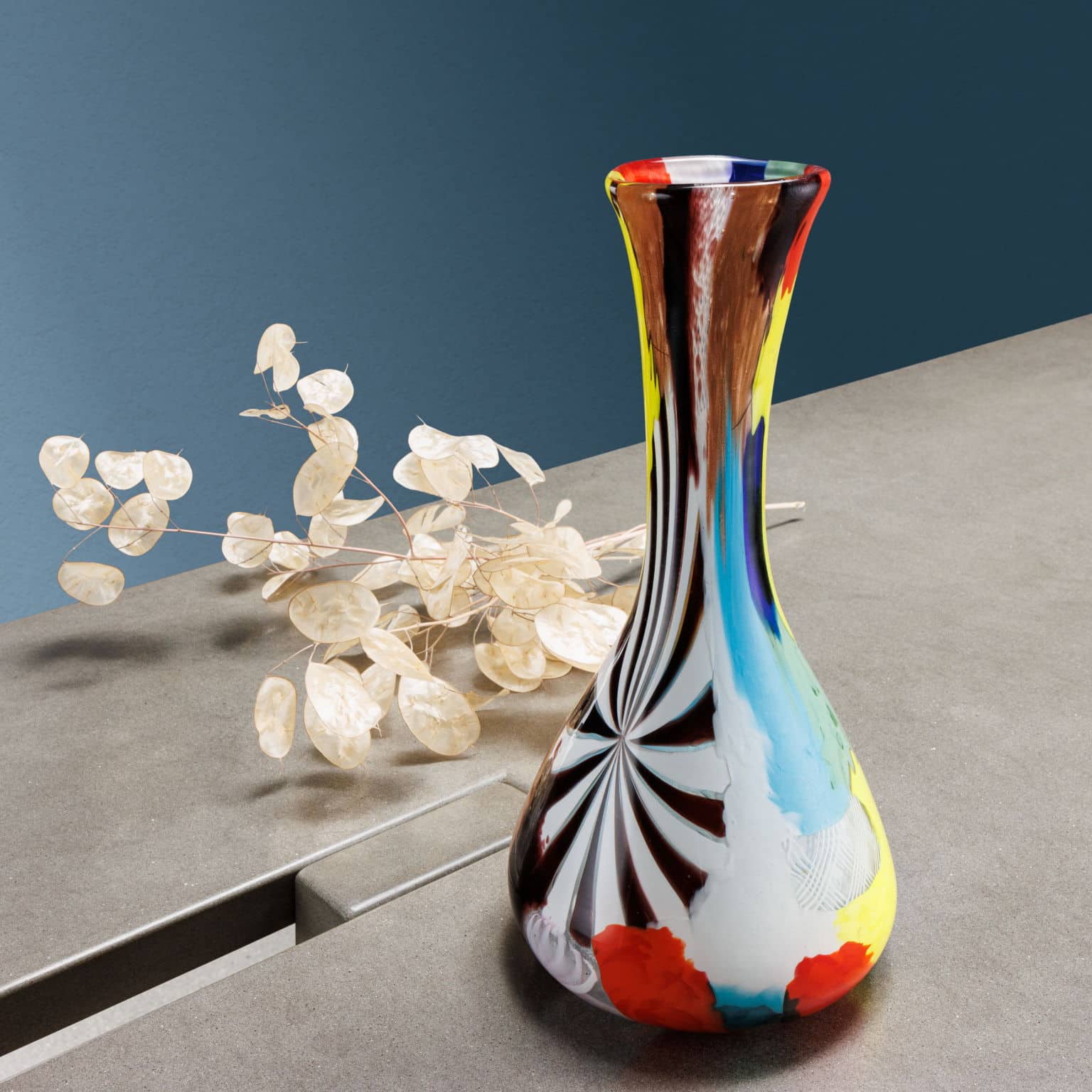 Vase ‘Oriente’ Series Dino Martens for Aureliano Toso. Murano, 1952-1961