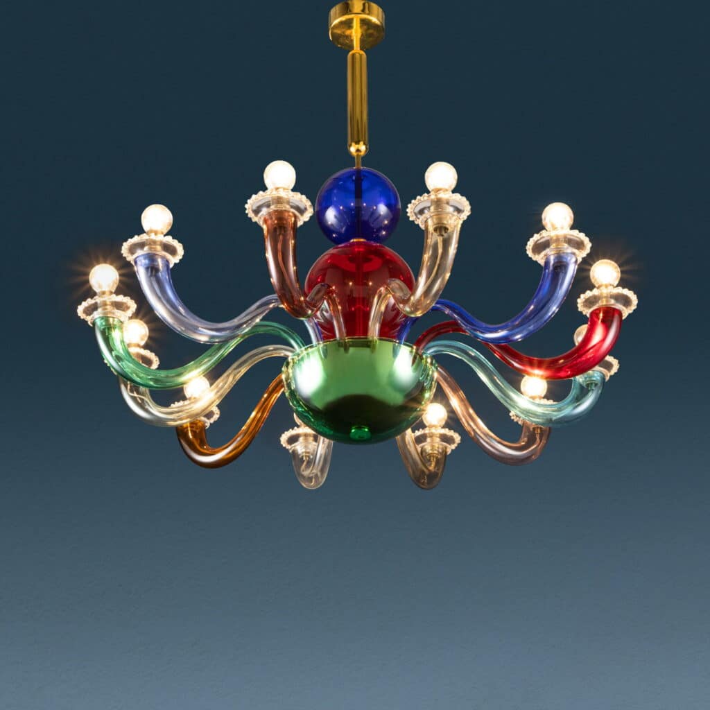 Chandelier by Gio Ponti for Venini