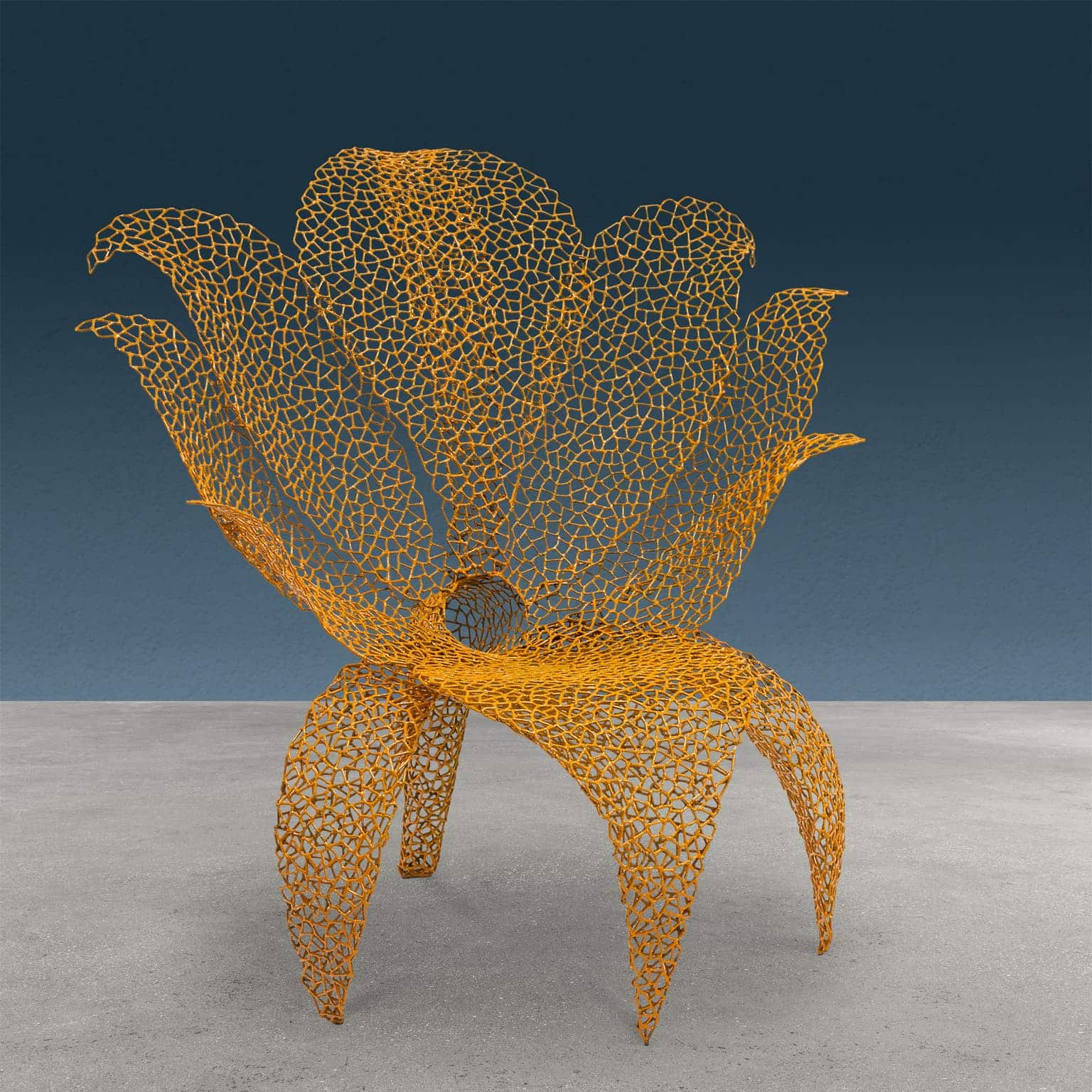 'Fiore Lancip' Armchair 'Merletto' Series by Anacleto Spazzapan