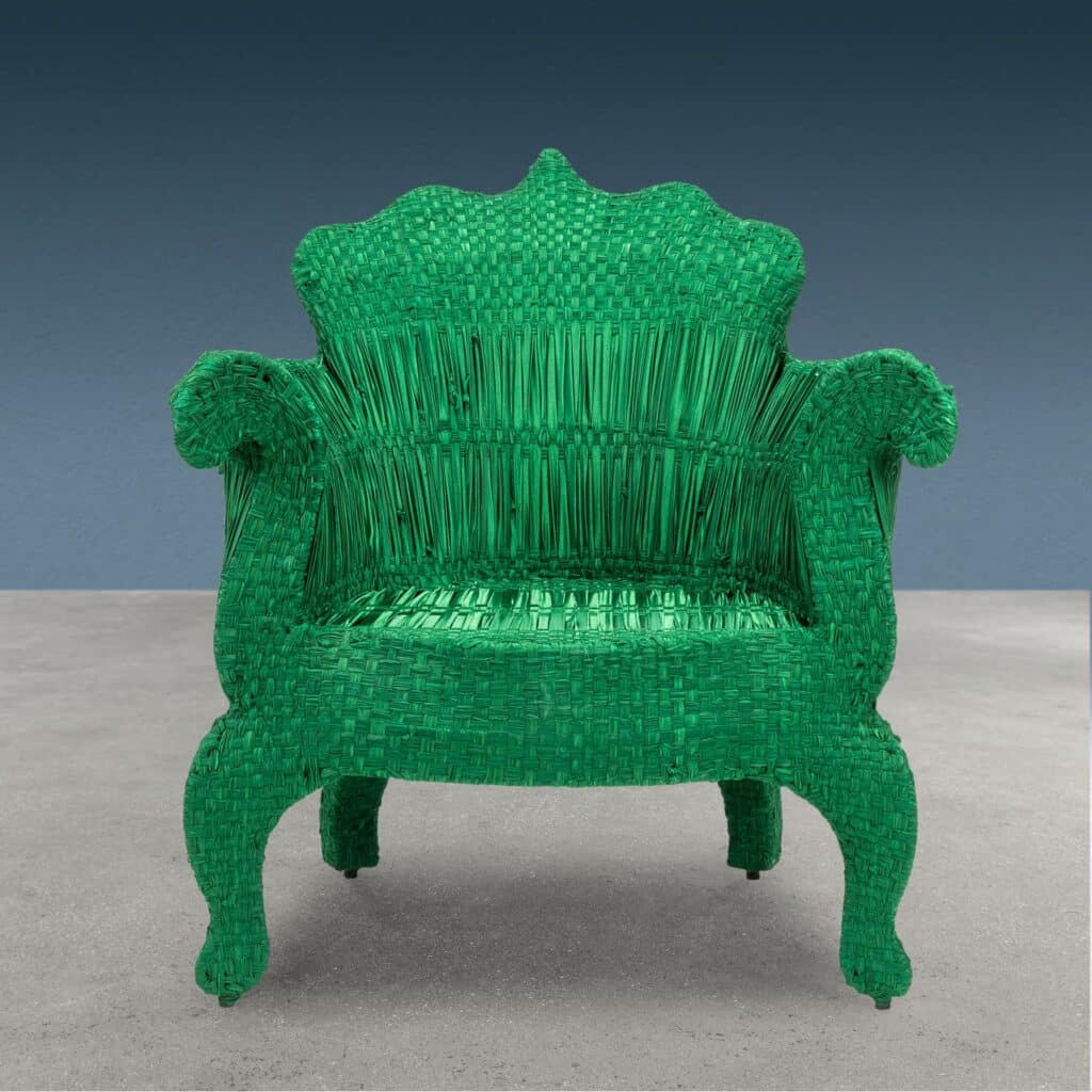 'Maria Grande' Armchair 'Tessuto' Series by Anacleto Spazzapan