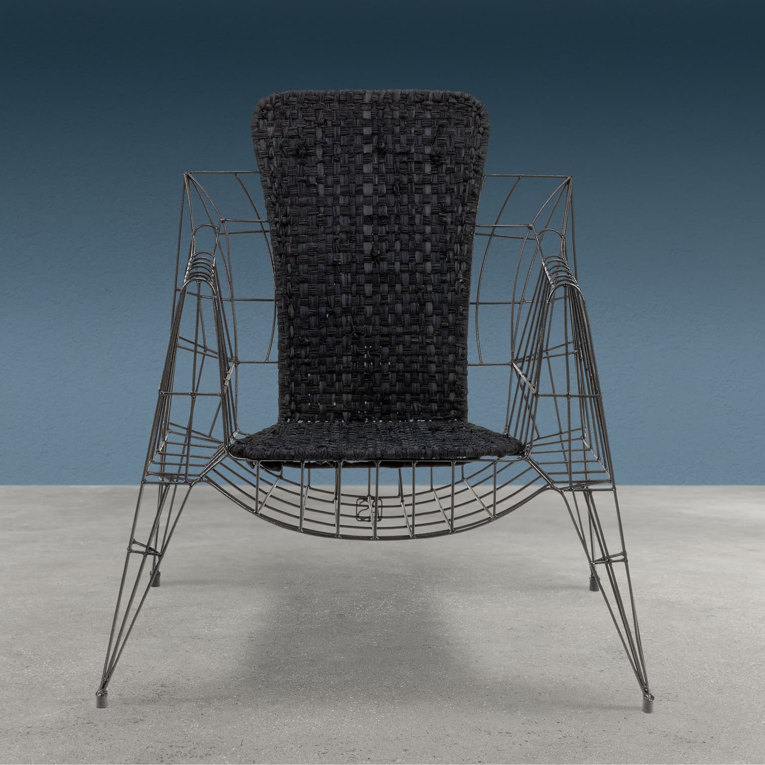 'Glass' Armchair 'Minimalisti' Series by Anacleto Spazzapan