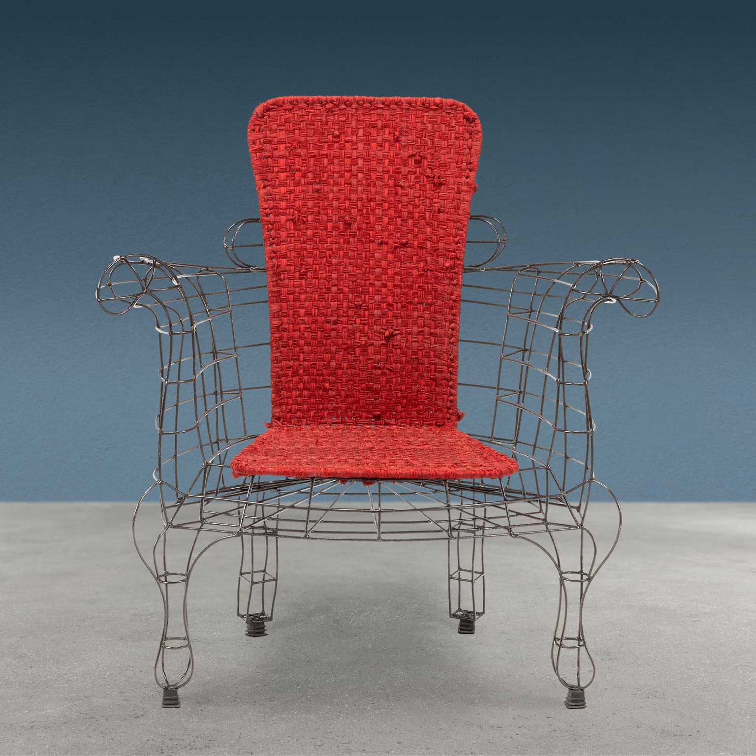 'Maria' Armchair 'Minimalisti' Series by Anacleto Spazzapan