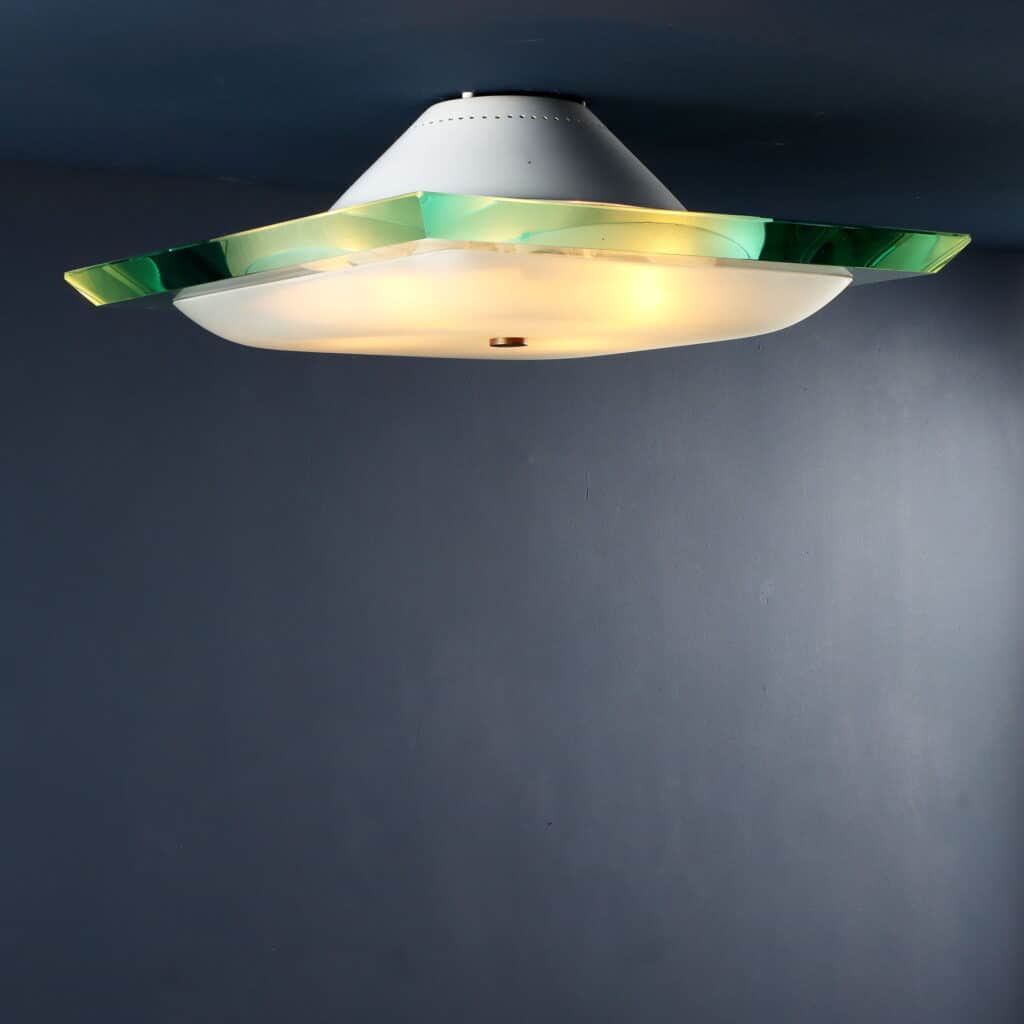FontanaArte '1990' Ceiling Lamp by Max Ingrand