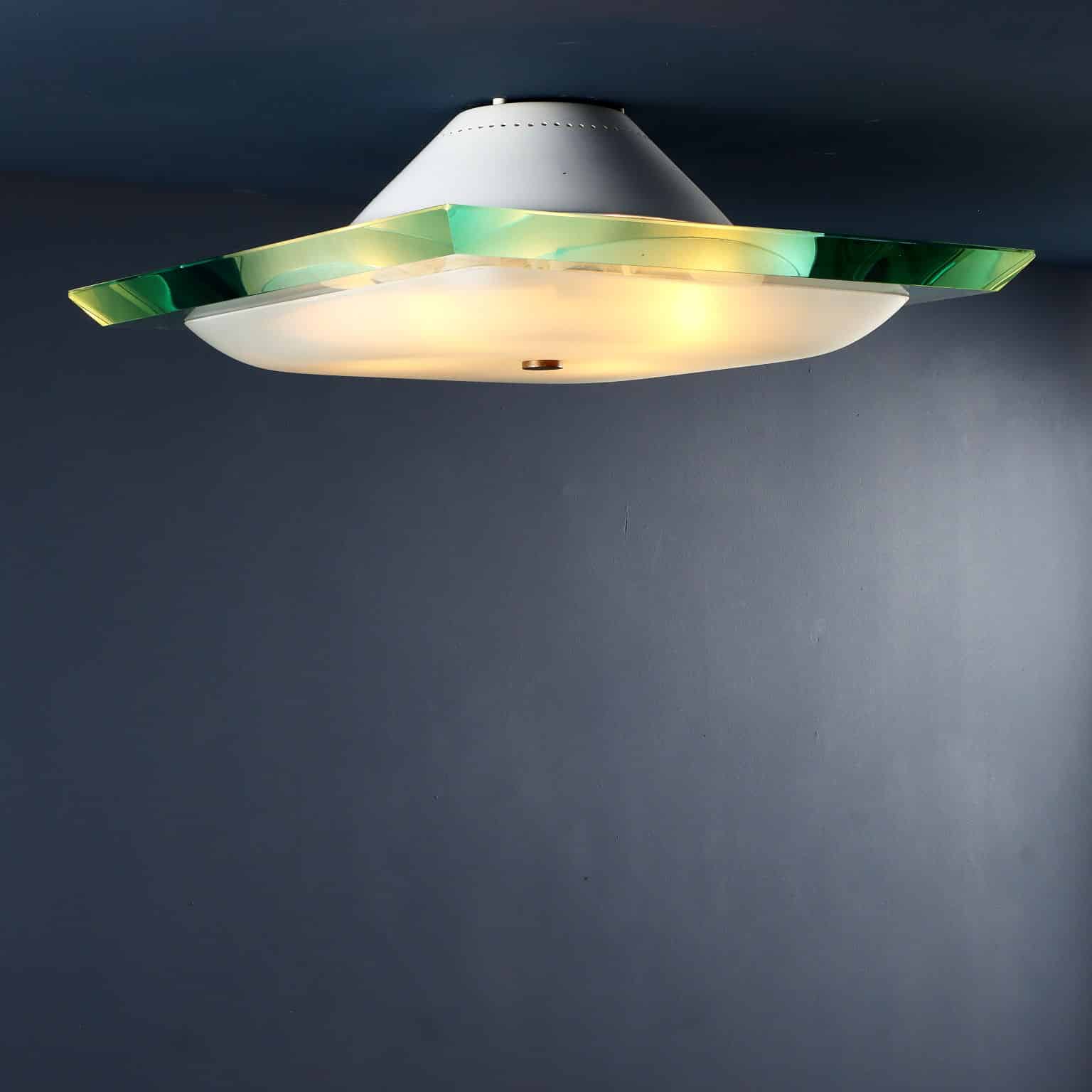 FontanaArte ‘1990’ Ceiling Lamp by Max Ingrand