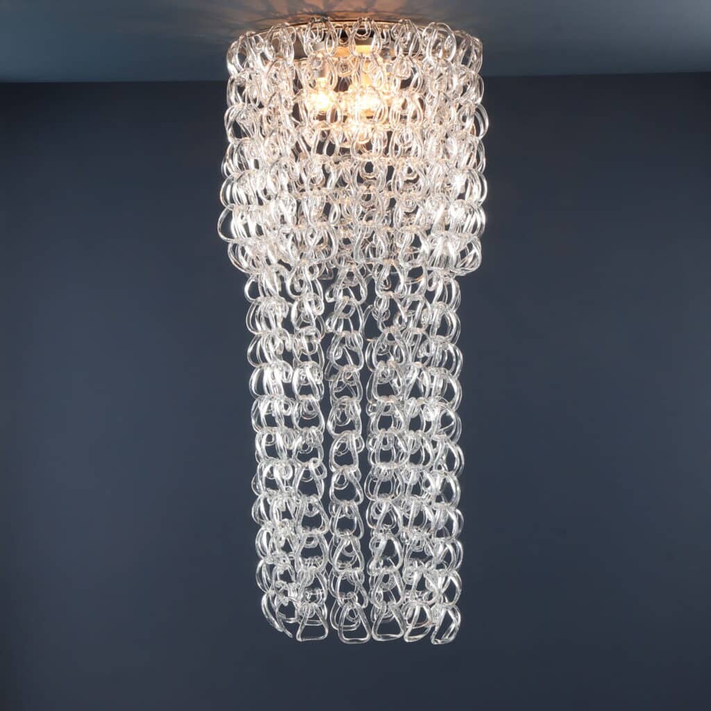Vistosi 'Giogali' Chandelier by Angelo Mangiarotti