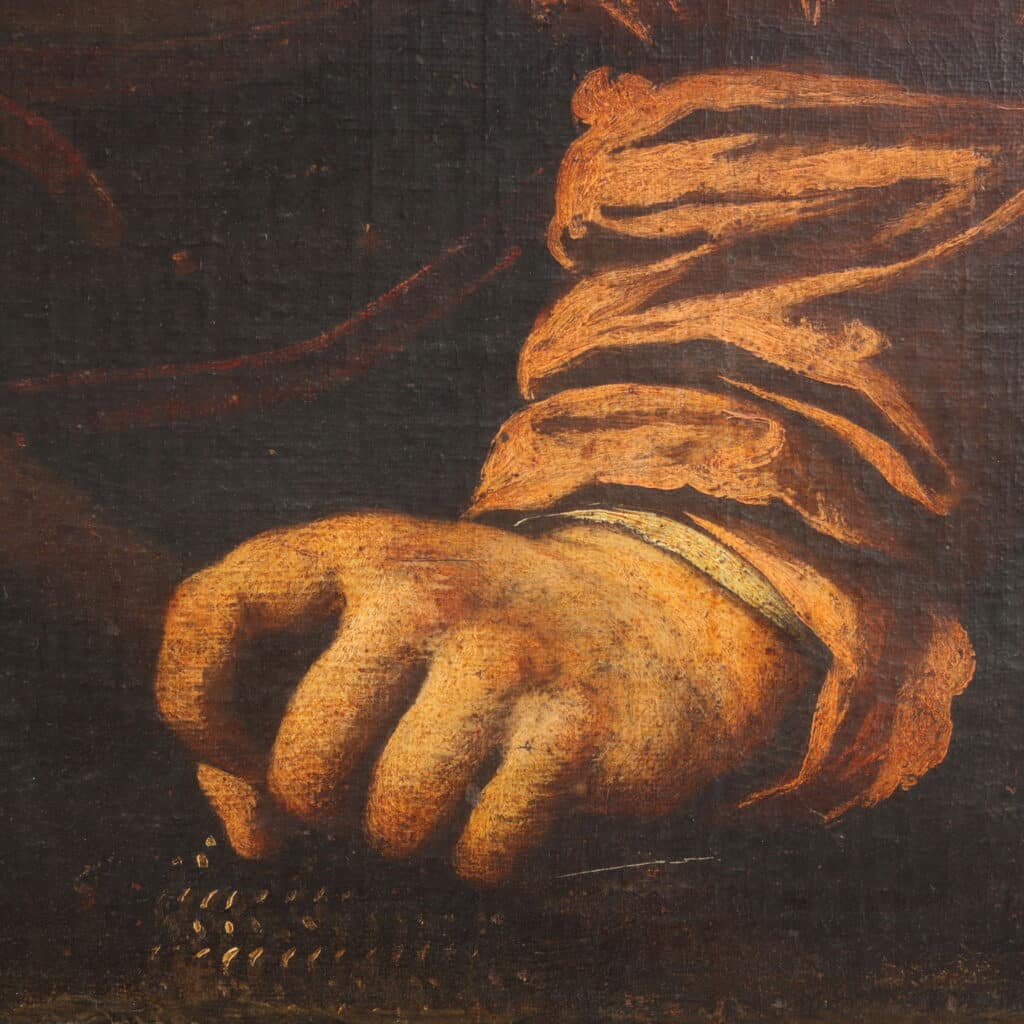 Pietro della Vecchia, Armiger, circa 1650. Oil on canvas