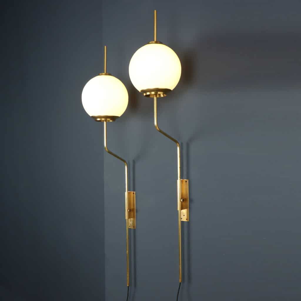 Pair of 'LP11' wall lamps by Luigi Caccia Dominioni for Azucena