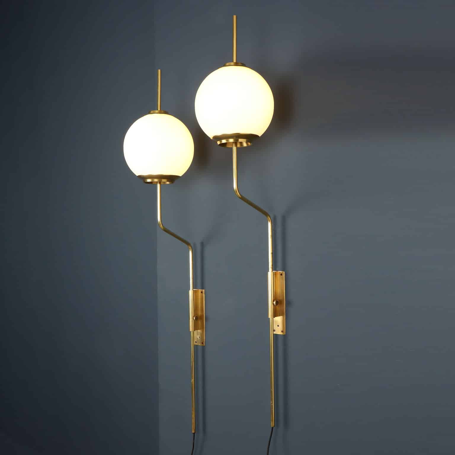 Pair of ‘LP11’ wall lamps by Luigi Caccia Dominioni for Azucena