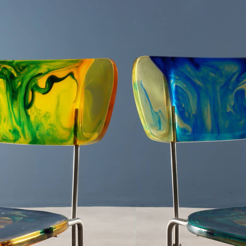 Details of 543 Broadway Chairs by Gaetano Pesce