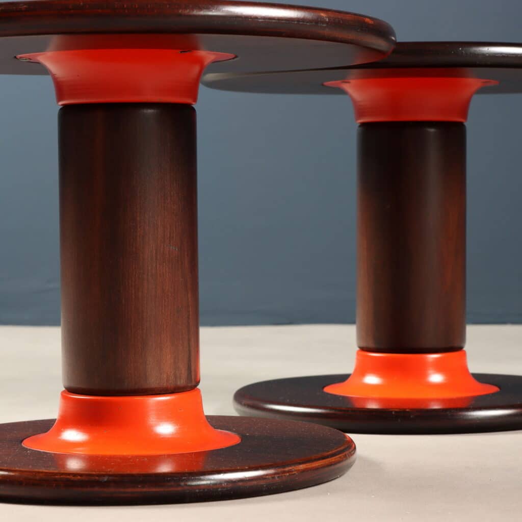 Two 'Rocchetto' Coffee Table by Poltronova