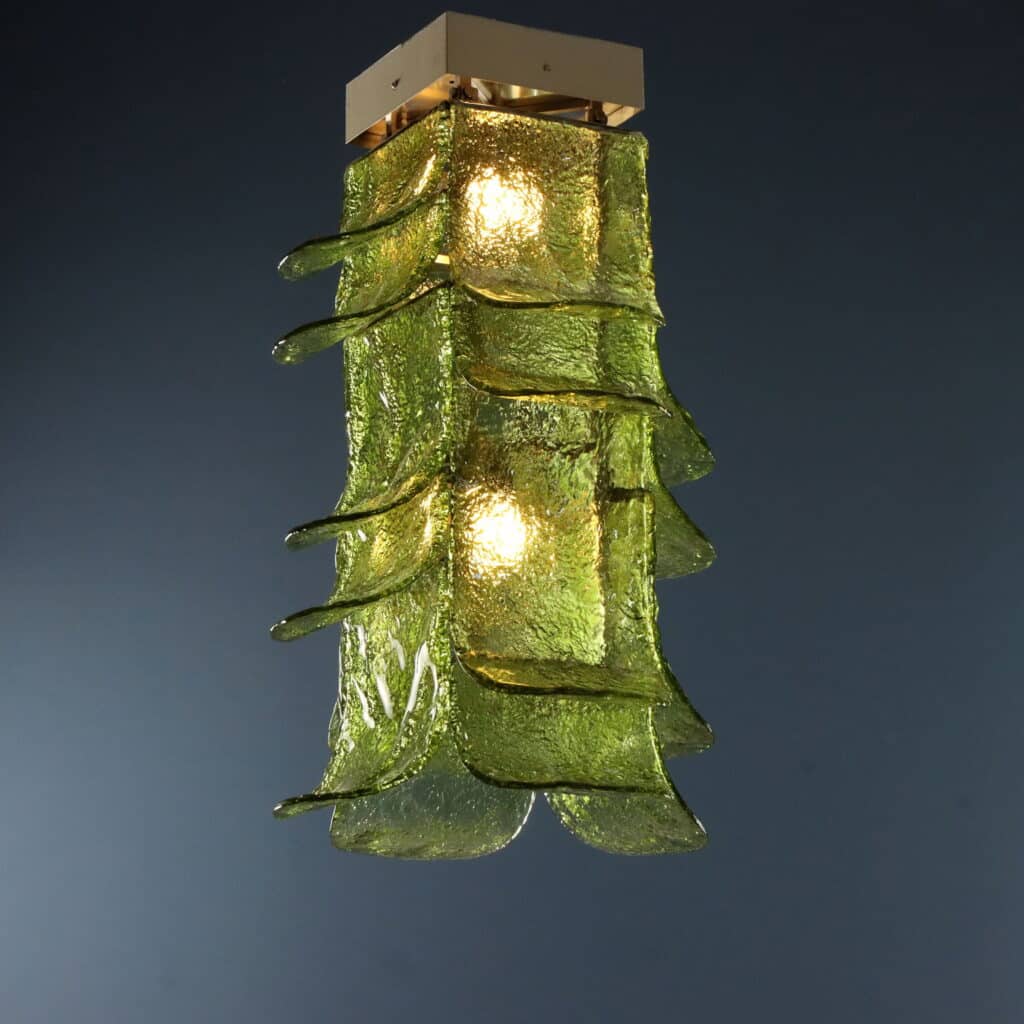 1970s Ceiling Lamp by Carlo Nason for Mazzega