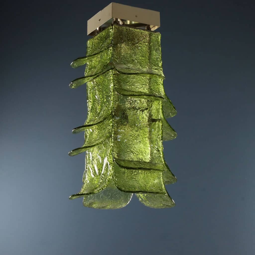 1970s Ceiling Lamp Mazzega Manufacture