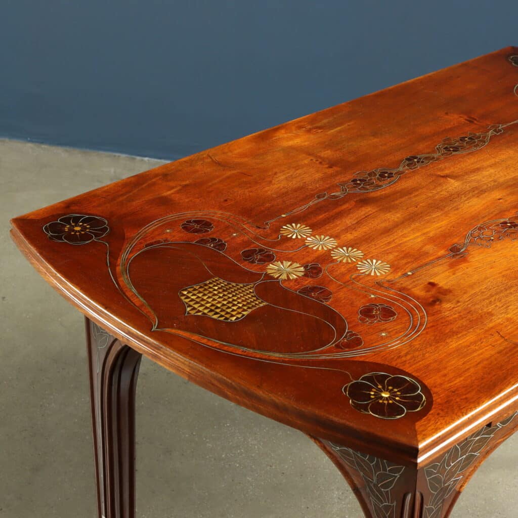 Writing desk by Eugenio Quarti with its original matching chair.