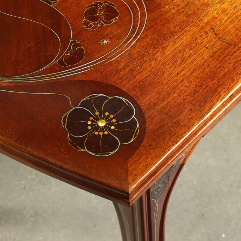 Writing desk by Eugenio Quarti with its original matching chair.