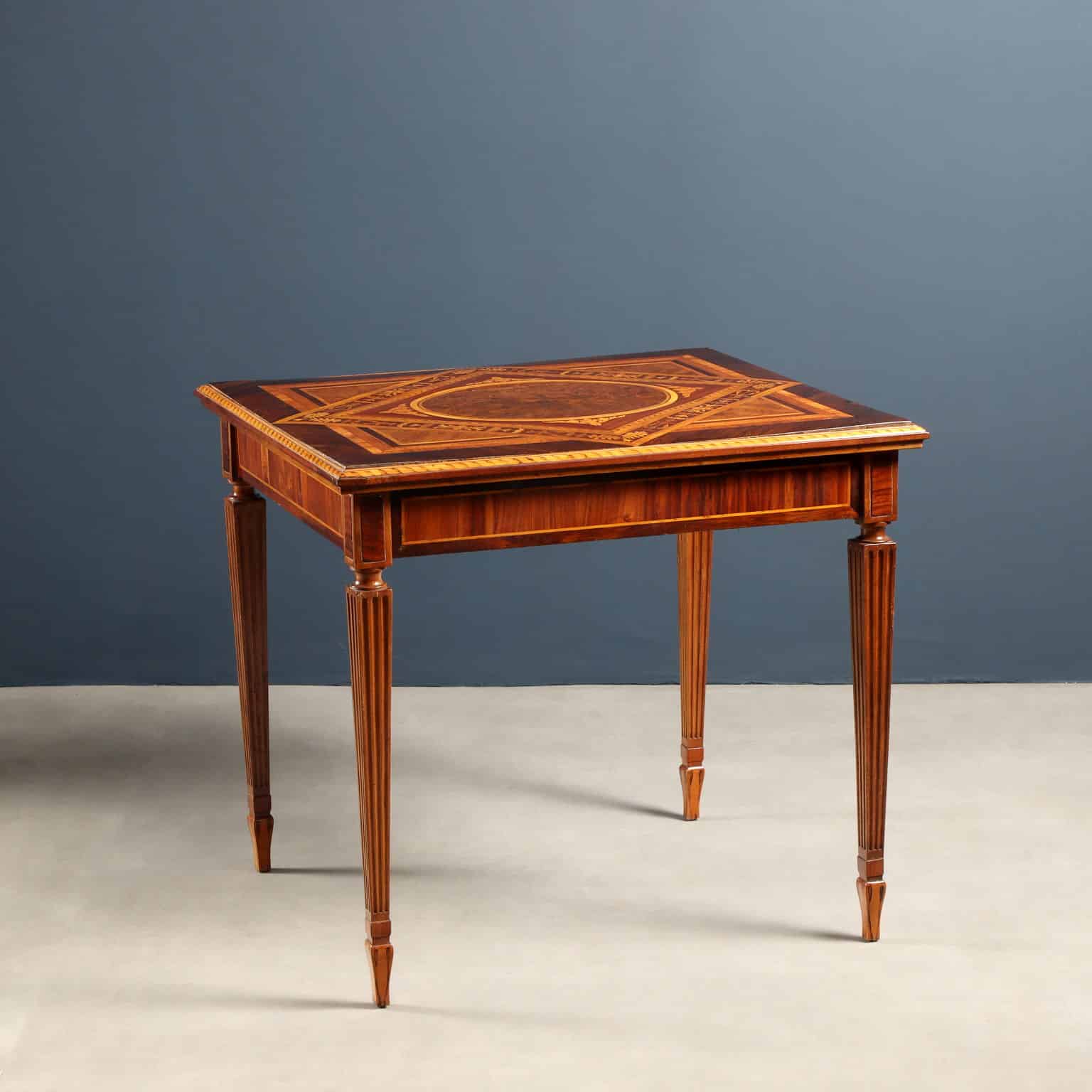 Game Table, Workshop of Giuseppe Maggiolini, Parabiago, Early 19th Century