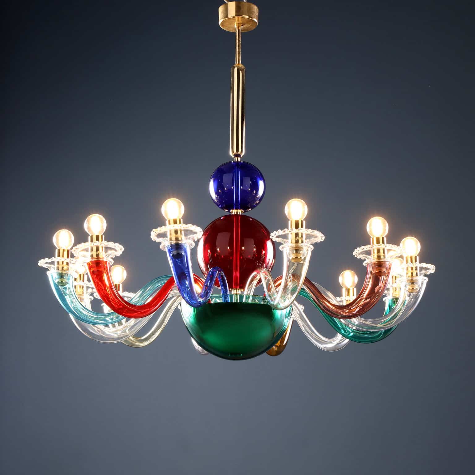 Chandelier ‘99.80’ Series by Gio Ponti for Venini